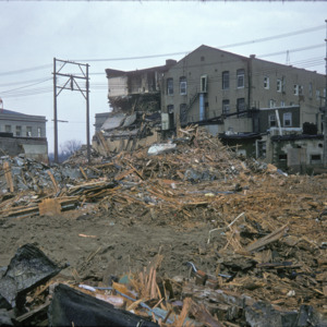 Building Remains, 000-Block East Washington Street, 1975