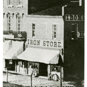 Image of first Regular Meeting Place of Iowa City Masonic Lodge #4, Iowa City, Iowa, 1843