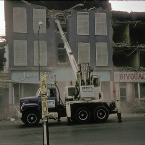 Jackson's Building Demolition, 000-Block East Washington Street, 1975