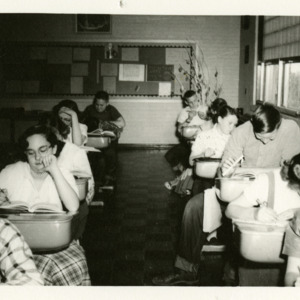 Students working, date unknown.