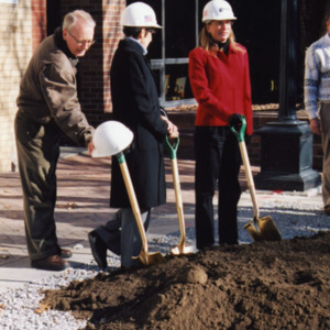 ICPL Board Members Breaking Ground, 2002