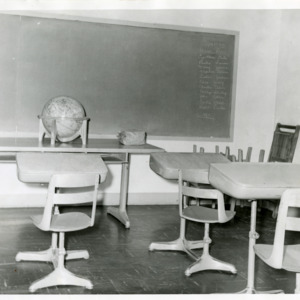 Classroom at Sharon #2 School, date unknown