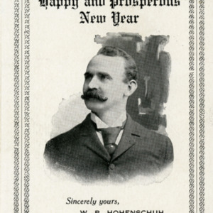 W.P. Hohenschuh: "A Happy and Prosperous New Year"