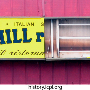 The Mill Restaurant Sign