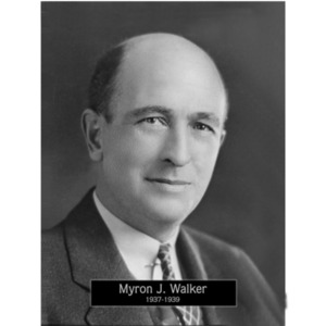 1937: Mayor Myron Walker