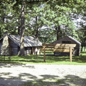 Log Cabins, Upper City Park, 1970-1976