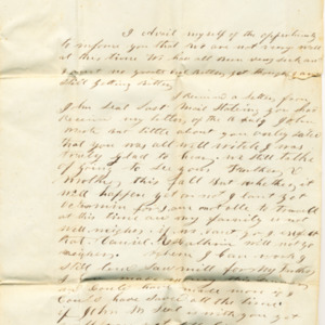 Letter dated September 3, 1849