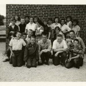 Coralville School Class Photo, undated