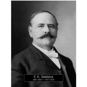 1897-1904, 1917: Mayor Frank Stebbins