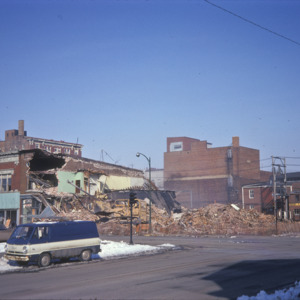 Building Demolition and Remains, 200-Block East College Street, 1975
