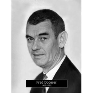 1962: Mayor Fred Doderer