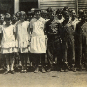 Two Room School, North Liberty, Iowa, 1929