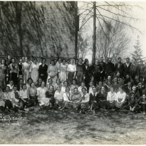 Lone Tree High School, May 3, 1921