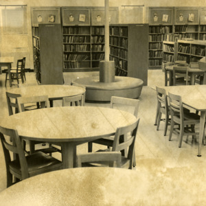 New Circulation Desk, Carnegie Library, 1963