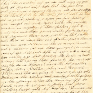 Letter dated 1850
