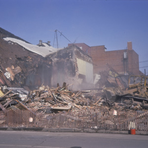 Building Demolition, 200-Block East College Street,  1975