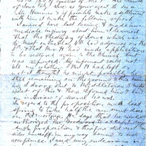 1853 Report to the Board of Trustees of the First Presbyterian Church