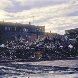 Building Remains, 000-Block East Washington Street, 1970-1976