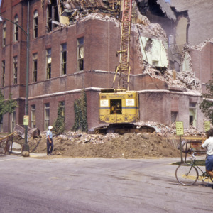 East Hall Annex Demolition, 1973