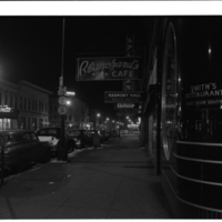 Blanchard's Cafe, S Dubuque St, 1950s