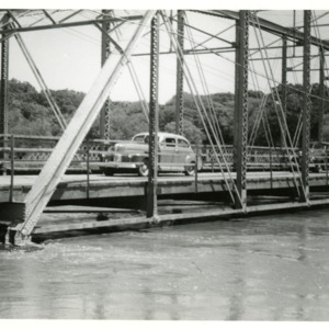 City Park Bridge, Iowa City, June 1947